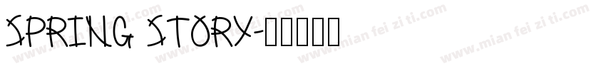 spring story字体转换
